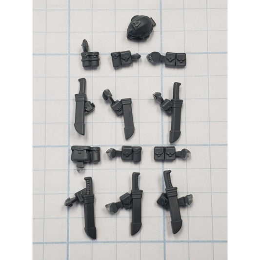 40K Space Marine Bits Assault Intercessor Ammo Packs Sheaths