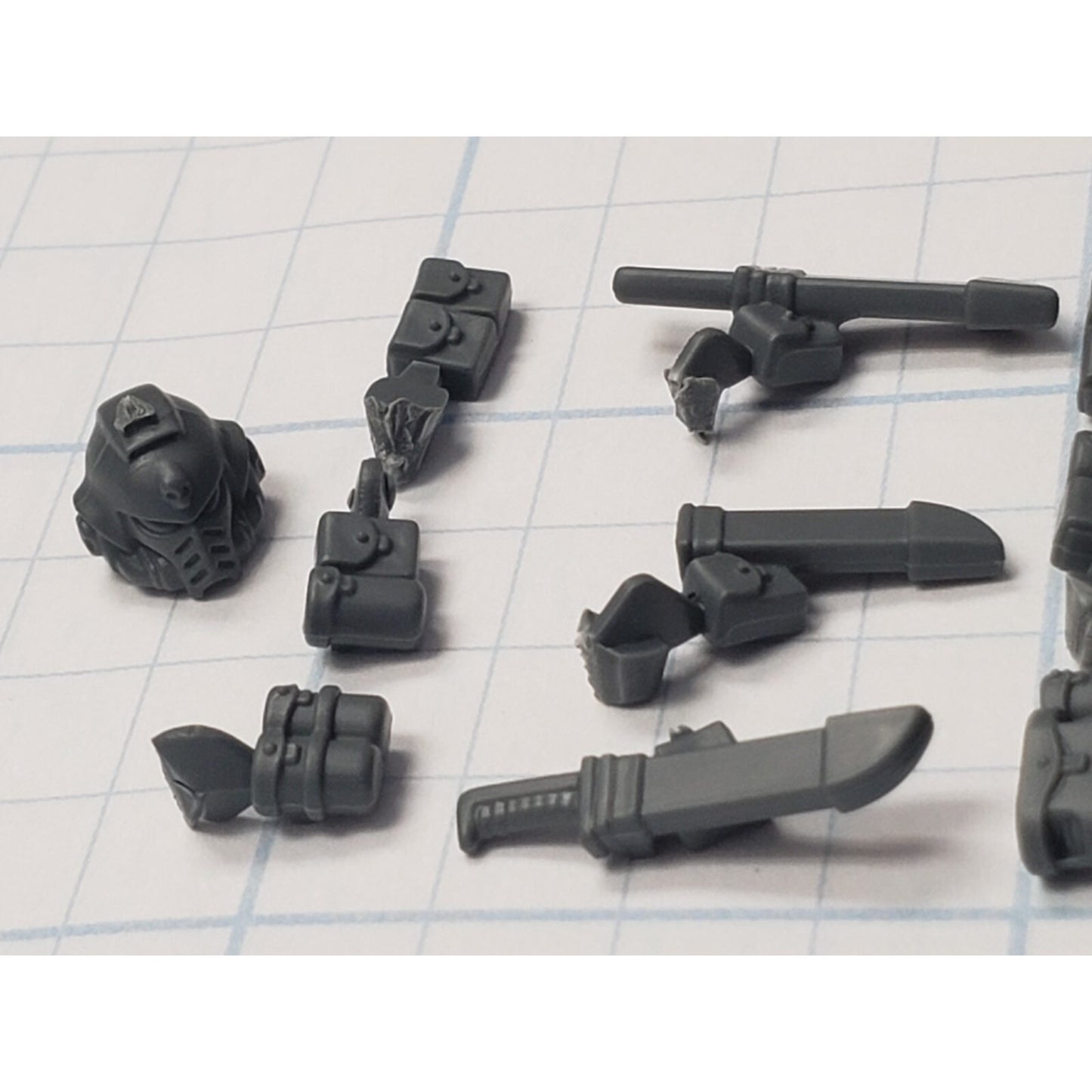 40K Space Marine Bits Assault Intercessor Ammo Packs Sheaths
