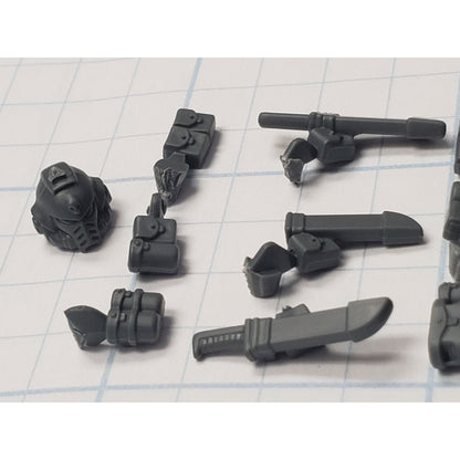 40K Space Marine Bits Assault Intercessor Ammo Packs Sheaths