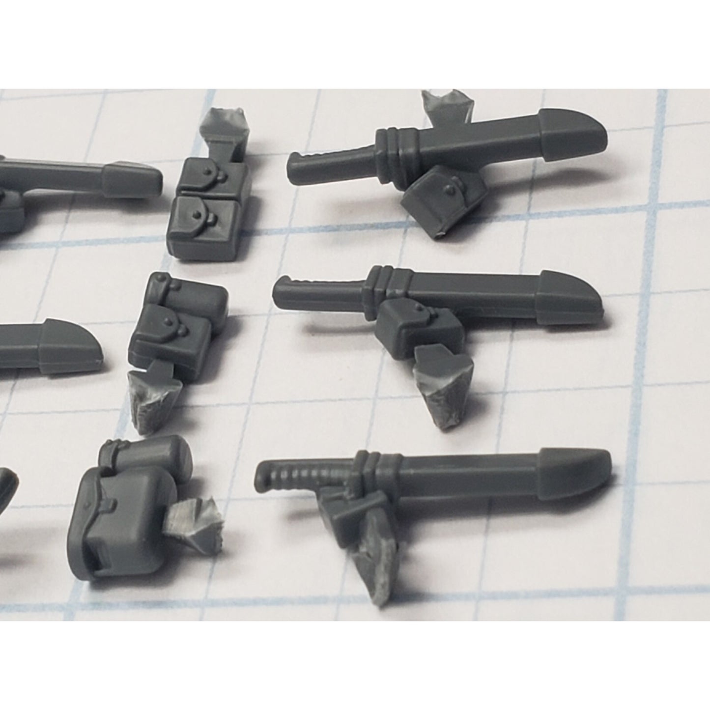 40K Space Marine Bits Assault Intercessor Ammo Packs Sheaths