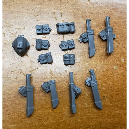 40K Space Marine Bits Assault Intercessor Ammo Packs Sheaths