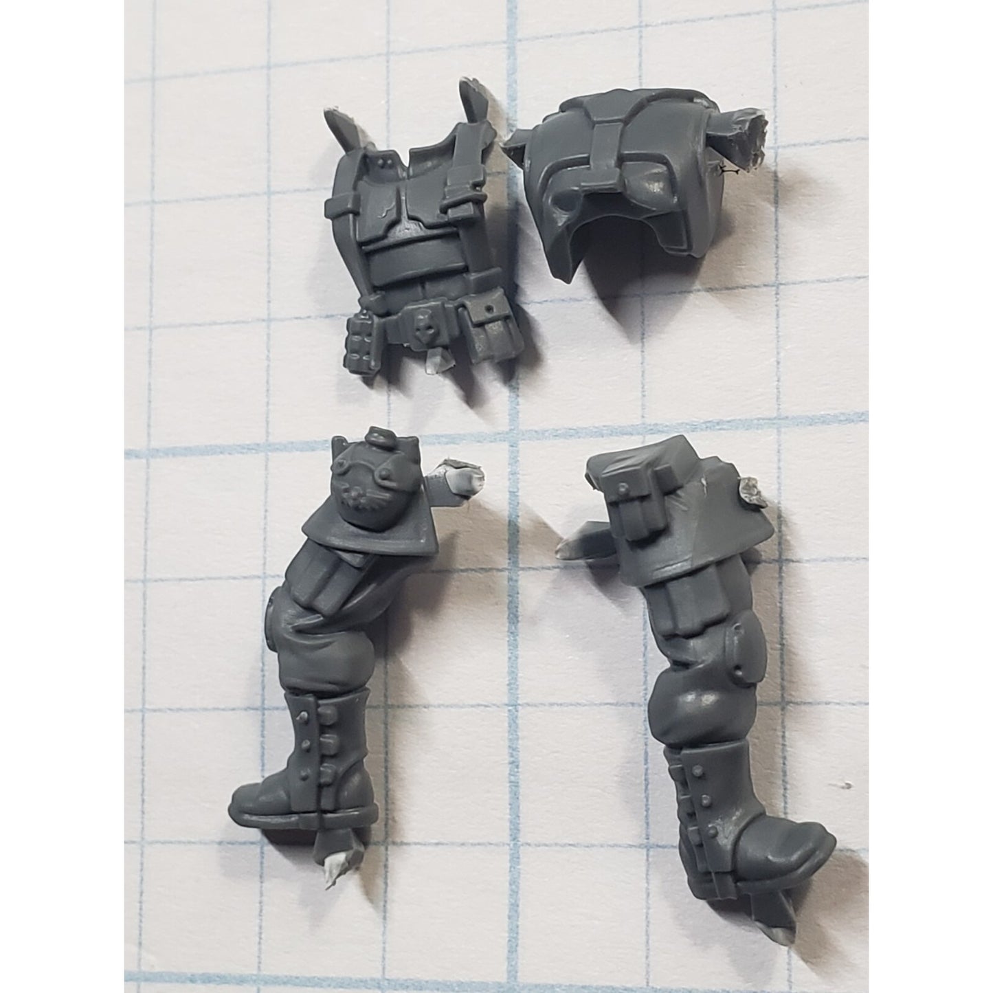 40k Astra Militarum Bits Cadian Shock Troops Torso Legs Set T45