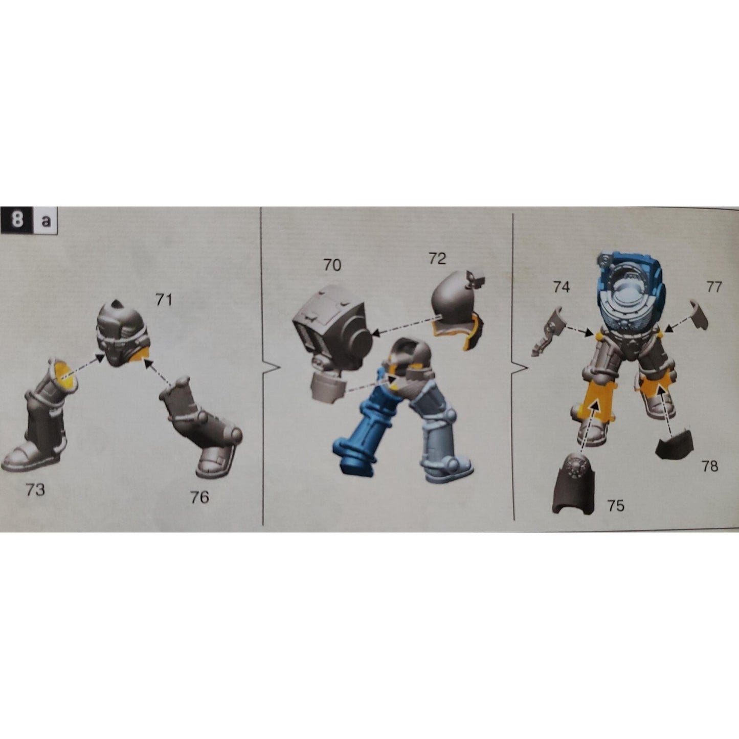 40k Space Marines Bits Terminator Squad Marine Torso & Legs #70