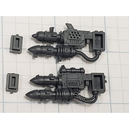 40k Ork Bits Deff Dread Rokkit Launcha x2 Set #70