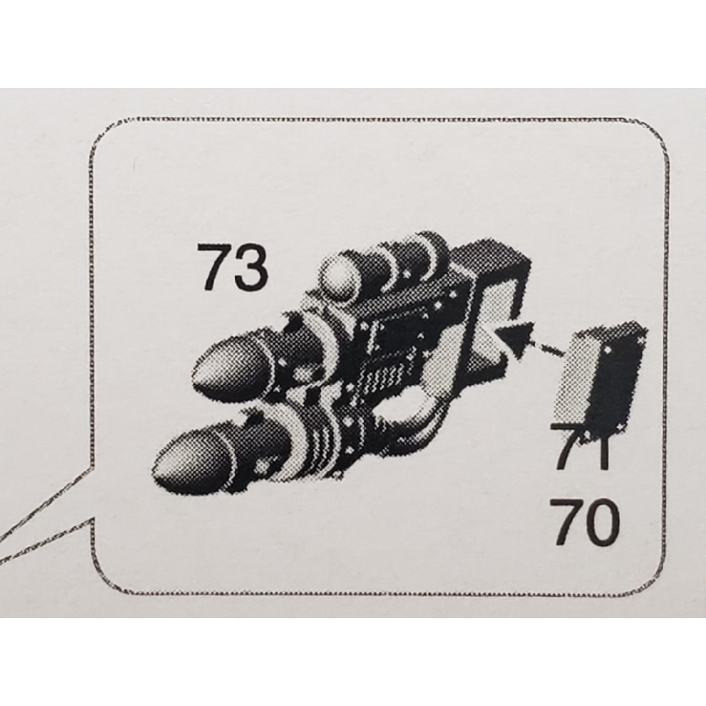 40k Ork Bits Deff Dread Rokkit Launcha x2 Set #70