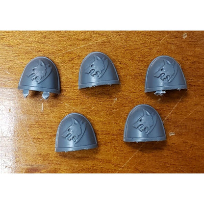 40k Space Wolves Bits Primaris Upgrade Shoulder Pads x5