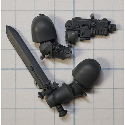 40k Space Marines Bits Bladeguard Veteran Bolt Pistol Power Sword B24