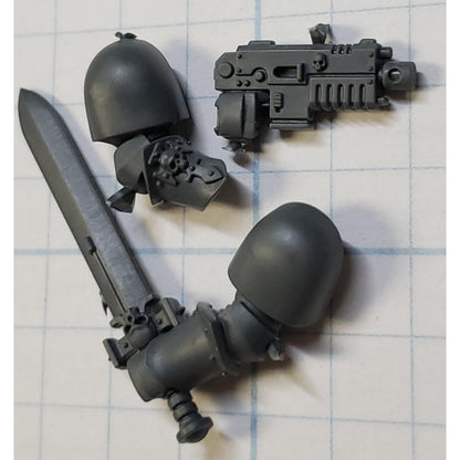 40k Space Marines Bits Bladeguard Veteran Bolt Pistol Power Sword B24