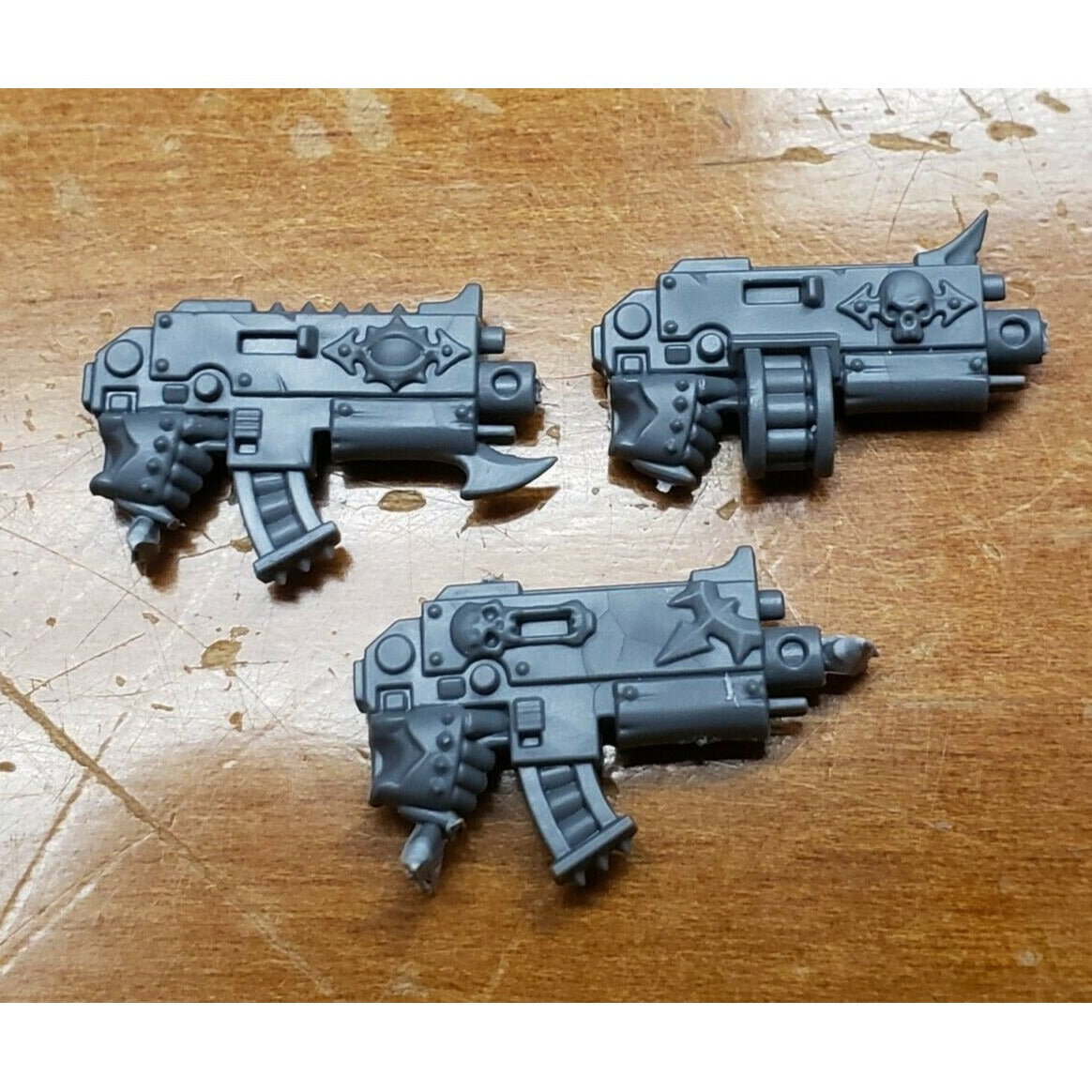 40k Chaos Space Marine Bits Chosen Long War Bolters x3 Set