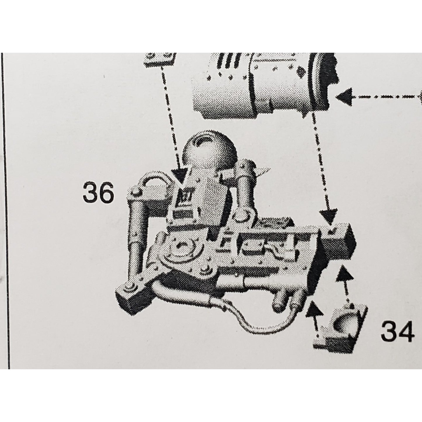 40k Ork Bits Deff Dread Large Ramshackle Arm #34