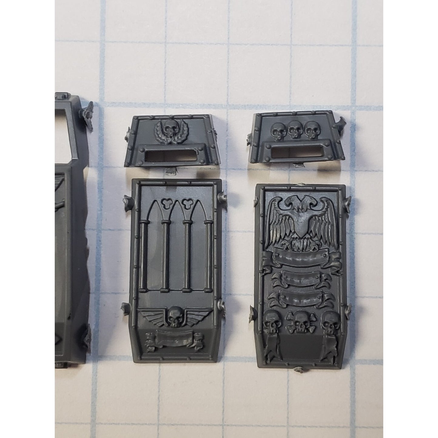 40K Space Marine Bits Venerable Dreadnought Sarcophagus Armor Set #34