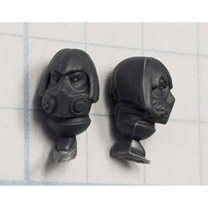 40K Adeptus Sororitas Bits Battle Sister Squad Respirator Heads x2 Set