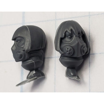 40K Adeptus Sororitas Bits Battle Sister Squad Respirator Heads x2 Set