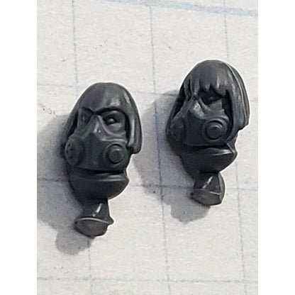 40K Adeptus Sororitas Bits Battle Sister Squad Respirator Heads x2 Set