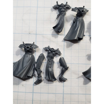 40K Adeptus Sororitas Bits Battle Sister Squad Robed Torso Legs x5 Set