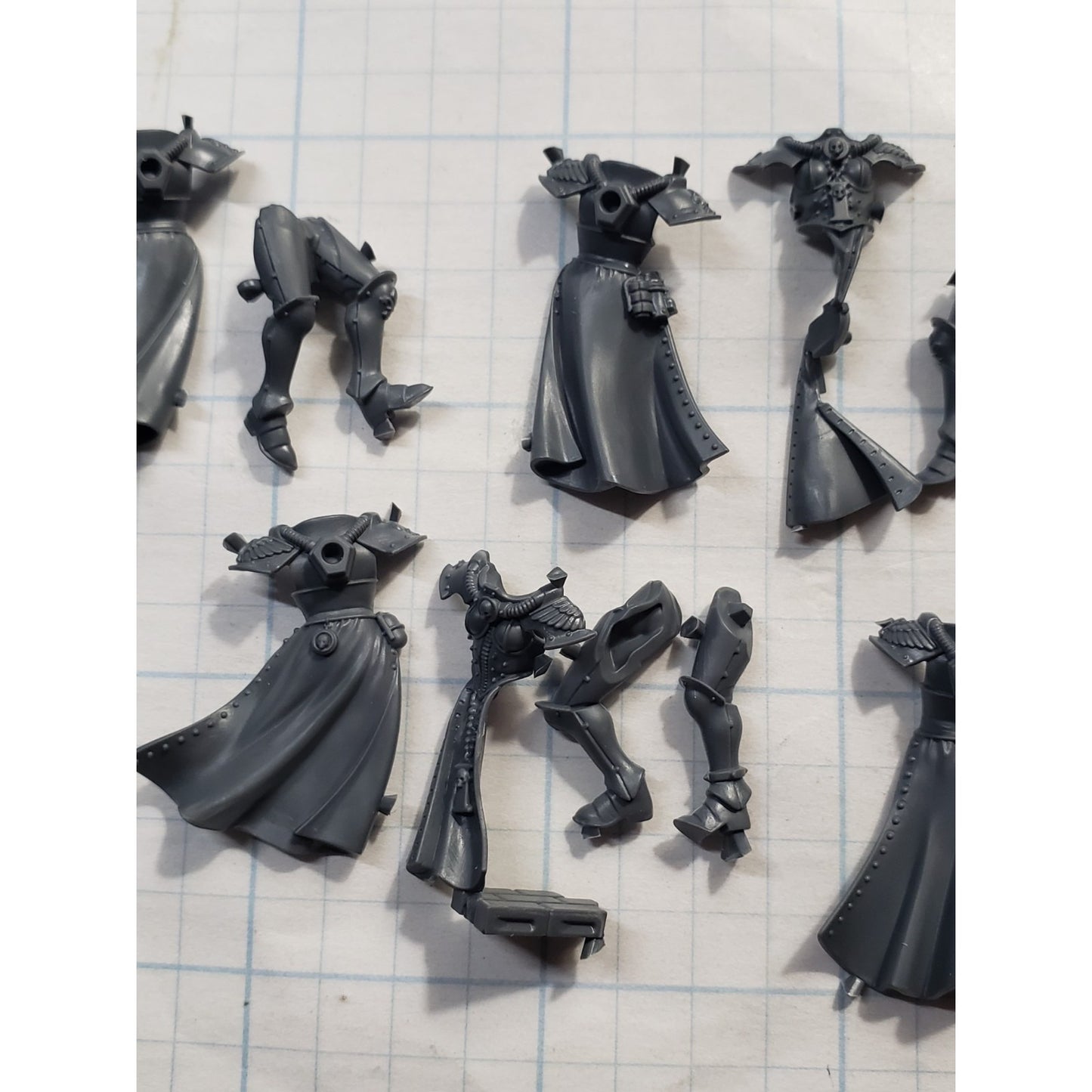 40K Adeptus Sororitas Bits Battle Sister Squad Robed Torso Legs x5 Set