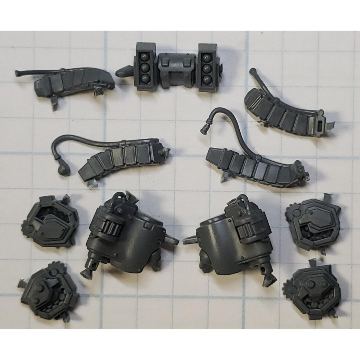 40k Space Marine Bits Aggressor Boltstorm Gauntlets w Fragstorm #44
