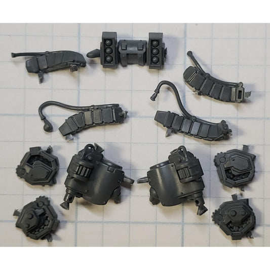 40k Space Marine Bits Aggressor Boltstorm Gauntlets w Fragstorm #44