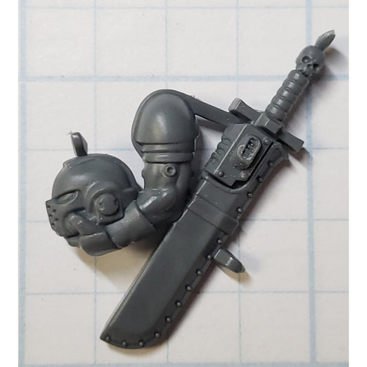 40k Black Templar Bits Primaris Upgrade Neophyte Scout Borne Helmet Sword