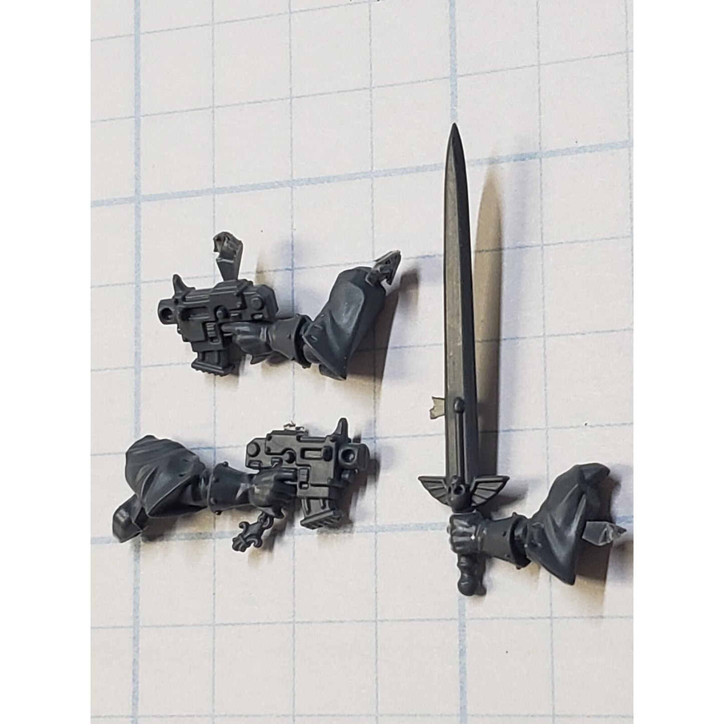 40k Adeptus Sororitas Bits Seraphim Bolt Pistol Power Sword Set #42A 40k