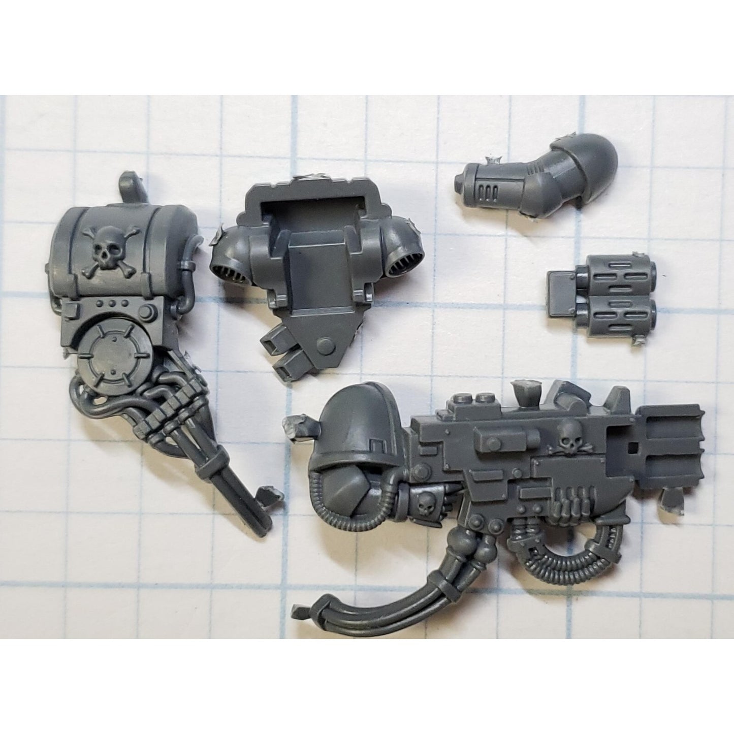 40k Space Marine Bits Devastator Squad Multi Melta W Arms #73