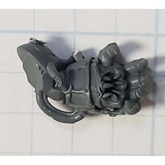 40k Chaos Space Marine Bits Chosen Engraved Power Fist w/Maw