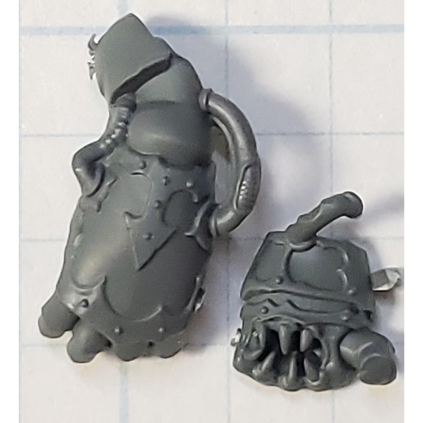 40k Chaos Space Marine Bits Chosen Engraved Power Fist w/Maw
