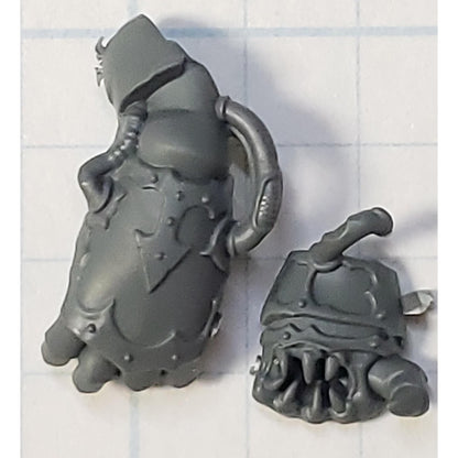 40k Chaos Space Marine Bits Chosen Engraved Power Fist w/Maw