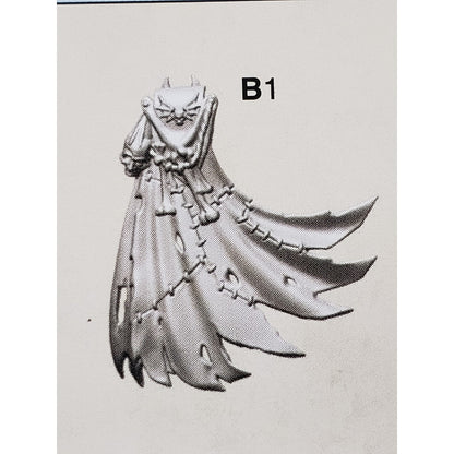 40k Night Lords Bits Nemesis Claws Kill Team Visionary Flayed Skin Cloak B01