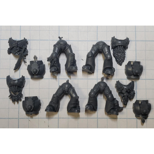 40k Space Wolves Bits Wolf Pack Grey Hunter Blood Claws Torso & Legs x4 Set