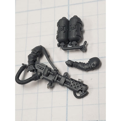 40k Astra Militarum Bits Cadian Shock Troops Flamer w Promethium Tank