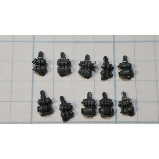 40k Space Marine Bits Reiver Phobos Grenade Packs x10 Set