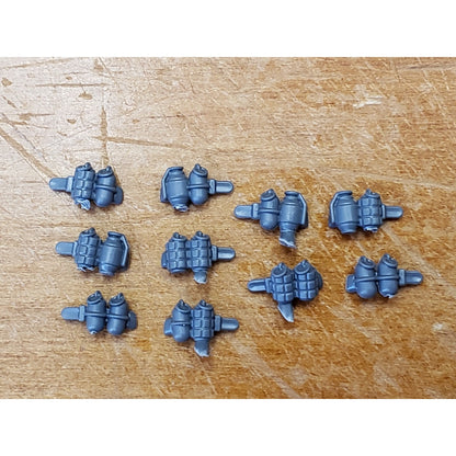 40k Space Marine Bits Reiver Phobos Grenade Packs x10 Set