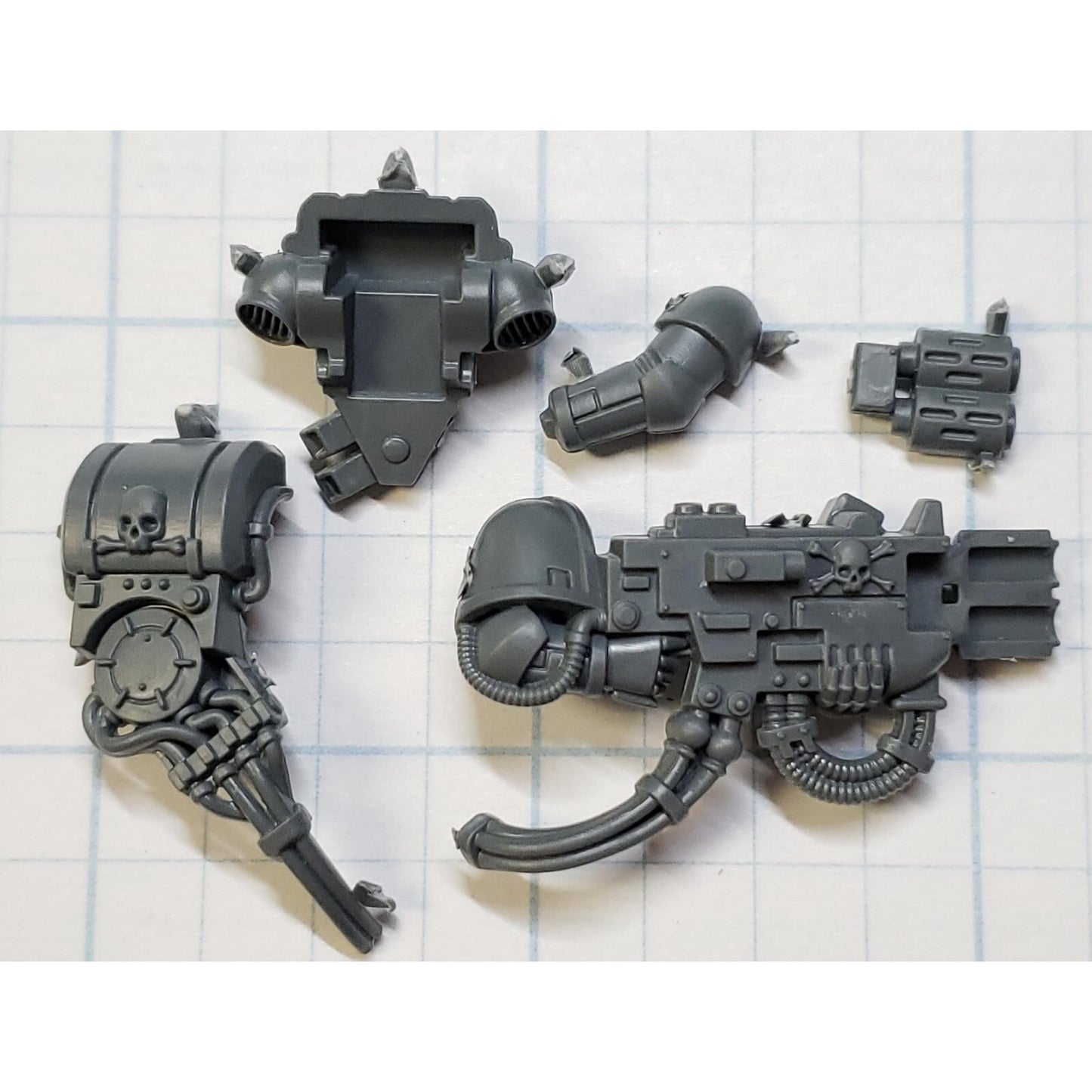 40k Space Marine Bits Devastator Squad Multi Melta W Arms #74