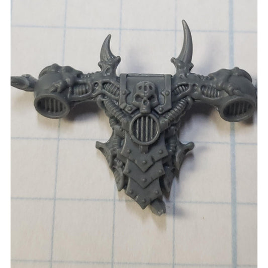 40k Chaos Space Marine Bits Chosen Engraved Mutated Backpack #53