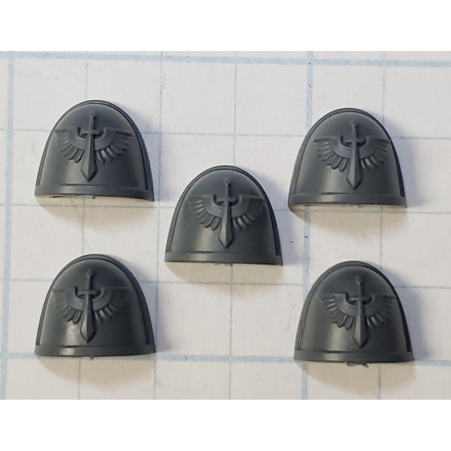 40k Dark Angels Bits Upgrade Primaris Intercessor Shoulder Pads x5 Set D08