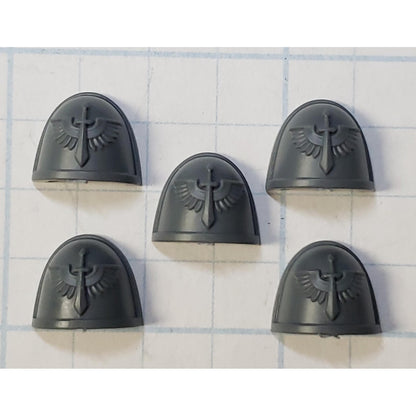 40k Dark Angels Bits Upgrade Primaris Intercessor Shoulder Pads x5 Set D08
