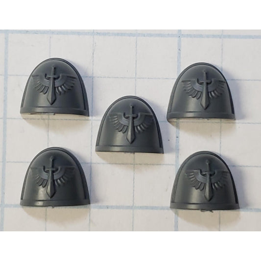 40k Dark Angels Bits Upgrade Primaris Intercessor Shoulder Pads x5 Set D08