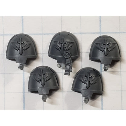40k Dark Angels Bits Upgrade Primaris Intercessor Shoulder Pads x5 Set D08