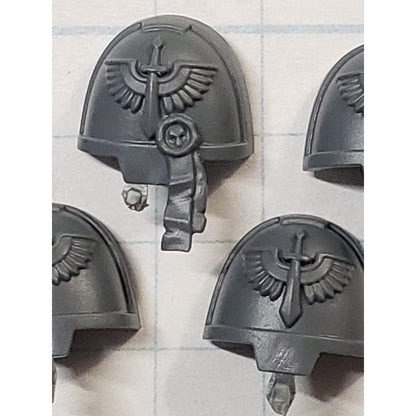 40k Dark Angels Bits Upgrade Primaris Intercessor Shoulder Pads x5 Set D08