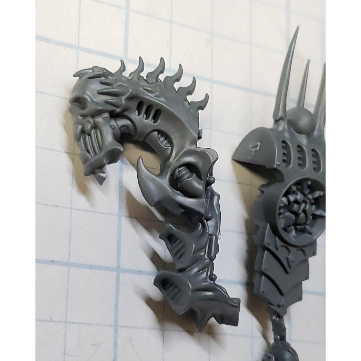 40k Chaos Space Marines Bits Daemon Prince Mutated Armor Backpack