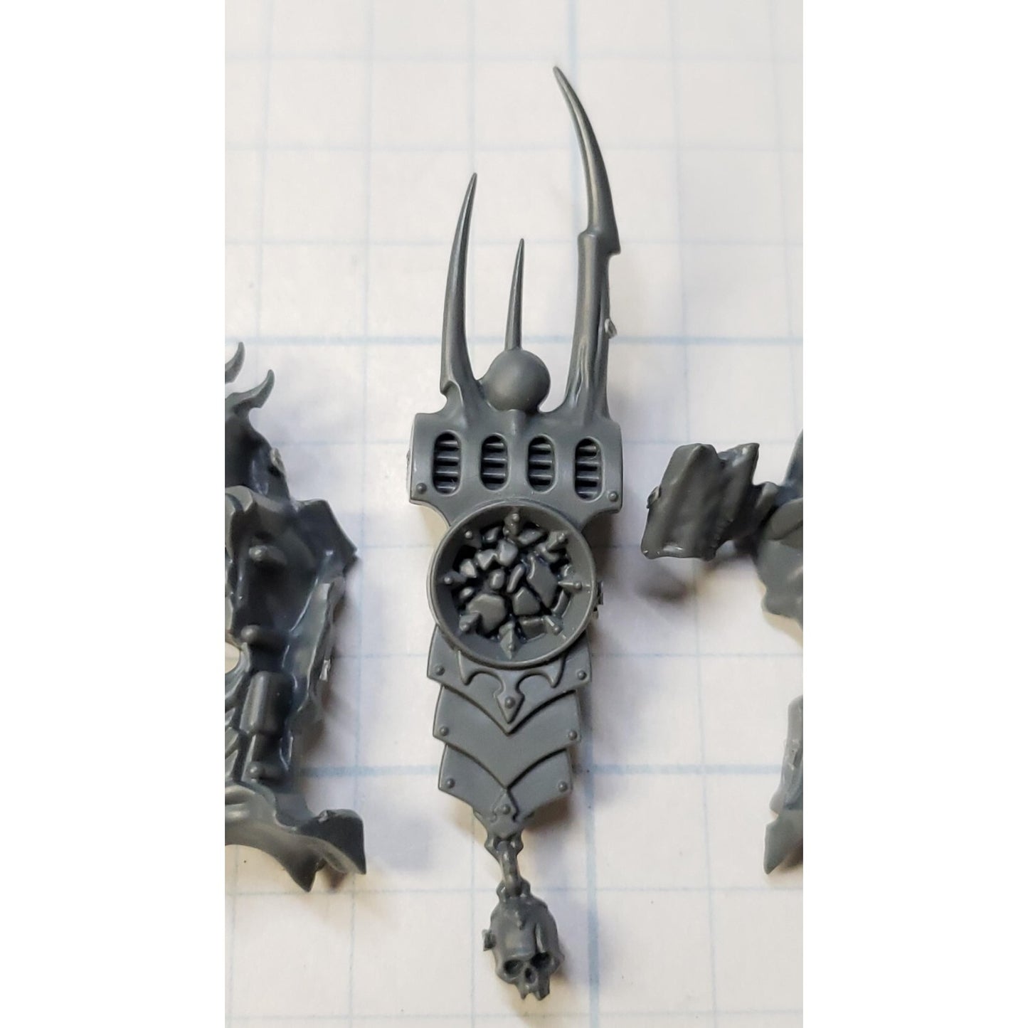 40k Chaos Space Marines Bits Daemon Prince Mutated Armor Backpack