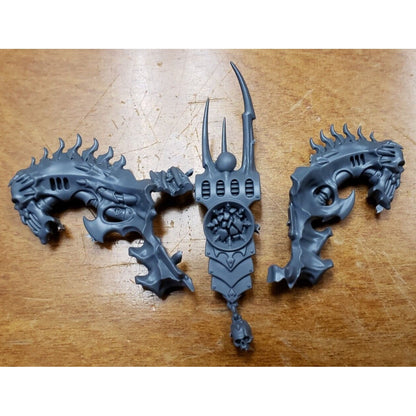 40k Chaos Space Marines Bits Daemon Prince Mutated Armor Backpack
