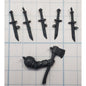 40k Astra Militarum Bits Cadian Upgrade Arm w Axe & Bayonet Set