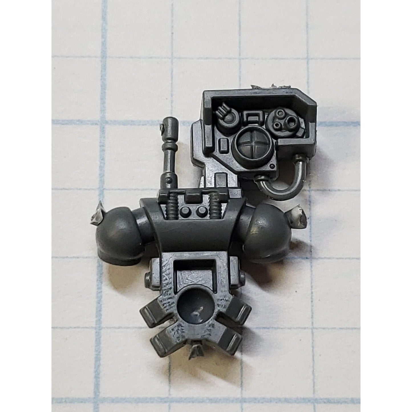40k Space Marine Bits Devastator Sgt Backpack w/Signum Auspex