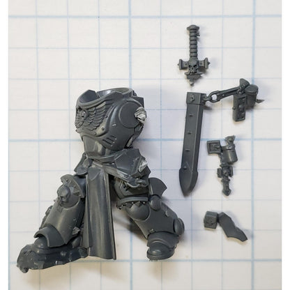 40k Space Marines Bits Bladeguard Veteran Torso Legs Sheath #17