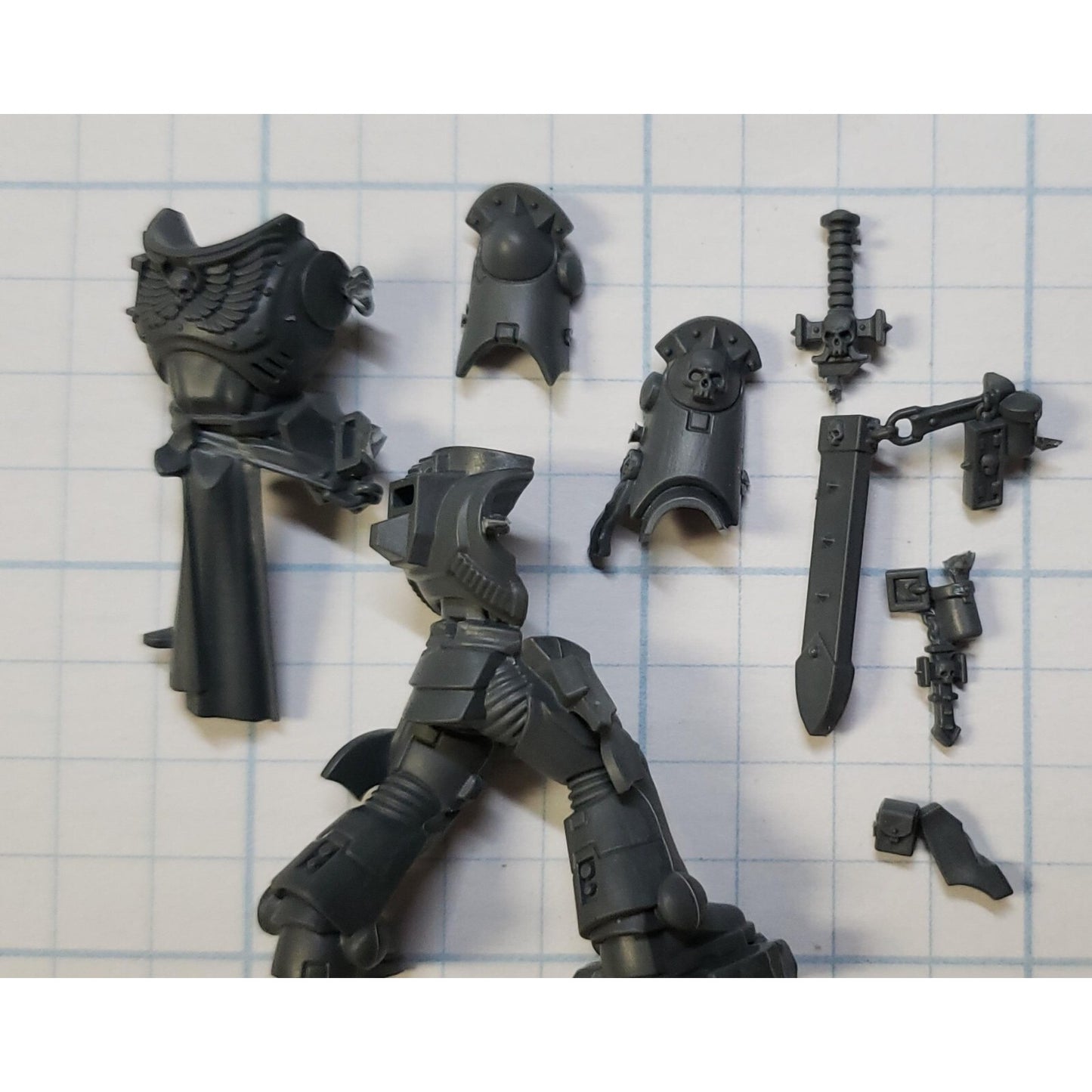 40k Space Marines Bits Bladeguard Veteran Torso Legs Sheath #17