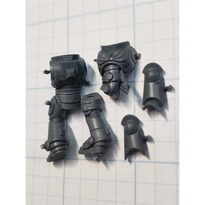 40k Space Wolves Bits Grey Hunters Pack Torso Legs Mark X Armor #23