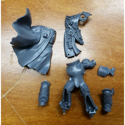 40k Black Templar Bits Marshal Power Armor Torso Legs Cape Set