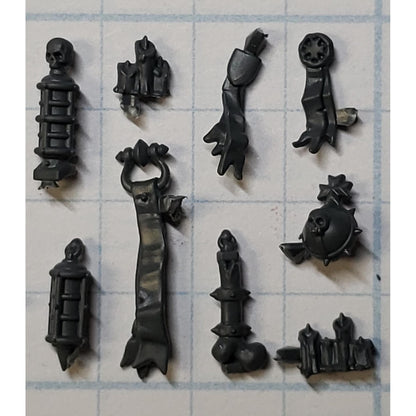 40k Black Templar Bits Primaris Upgrade Relics Candles Purity Seals